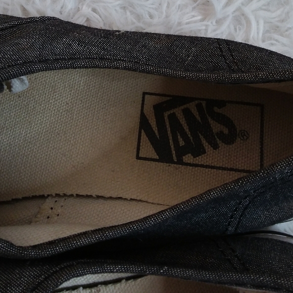 Vans TB4R authentic grey classic skate shoes men's size  women's size 7 - Picture 5 of 7